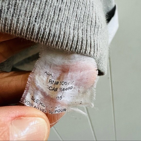 Vince Double-faced Striped Gray Sweater size S - Picture 9 of 10